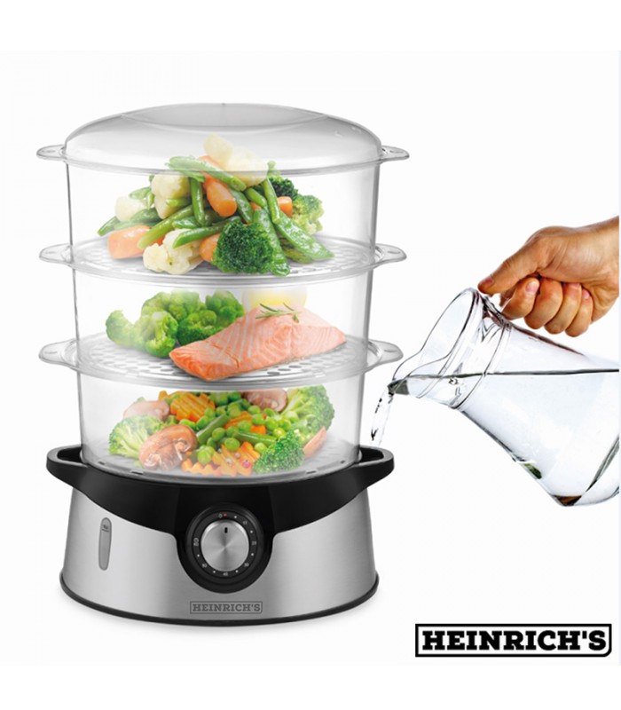 بخارپز 9 لیتر هنریچ مدل HDA 8501