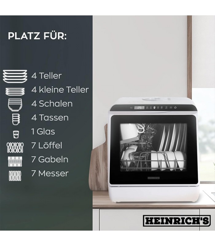 مینی ماشین ظرفشویی هنریچ HTG 8841