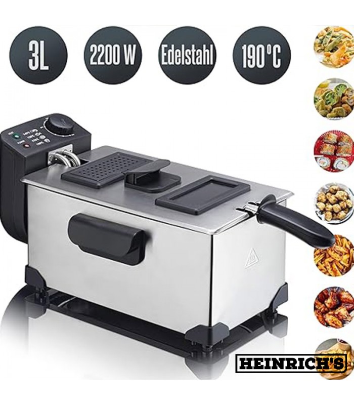 سرخ کن 3 لیتر 2200 وات هنریچ HFR 8210