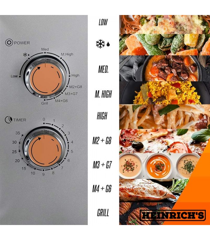 مایکروویو 800 وات Heinrich's مدل HMW 8846