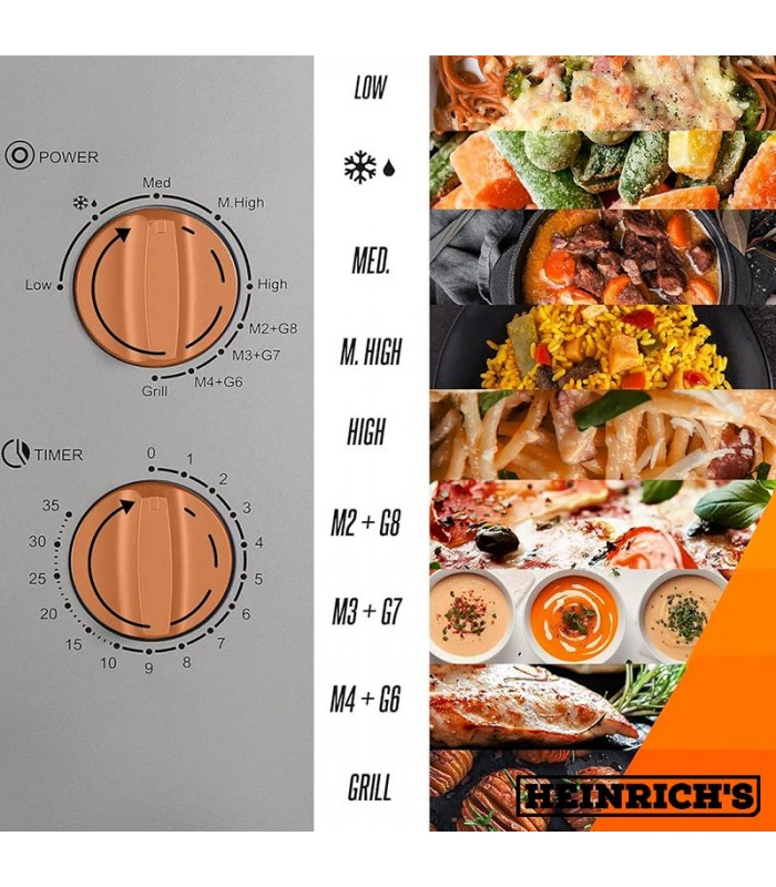 مایکروویو 20 لیتر هنریچ HMW 8847