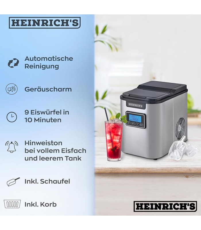 یخ ساز حرفه ای اتوماتیک 150 وات هنریچ مدل HEM 8844