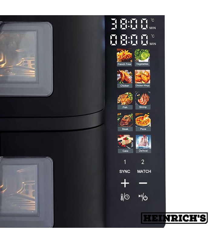 سرخ کن رژیمی 11 لیتر دو طبقه هنریچ مدل HFR 8223