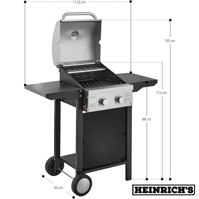 جنس و ابعاد باربیکیو 8521 هنریچ