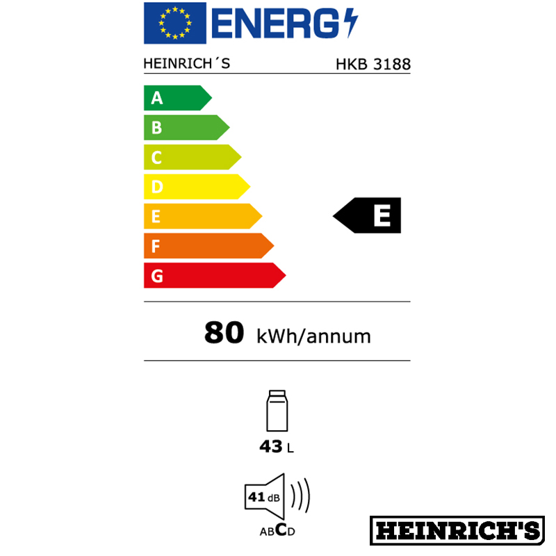 مینی یخچال 3188 هنریچ با مصرف کم انرژی