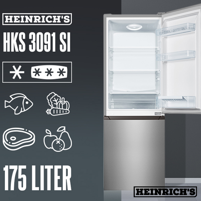 یخچال فریزر روهمی هنریچ 3091 با کم مصرف و بهینه