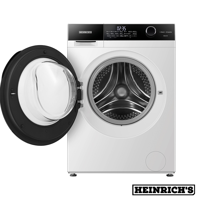 لباسشویی هنریچ 6110 مجهز به رینگ ( دیگ ) استیل الماسی